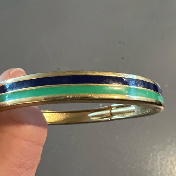 EUC Set of two vintage Ceramic hinged bracelets - Picture 3 of 6